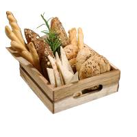 Cassetta per alimenti - 20 x 20 x 7 cm - legno di acacia - Leone - S5003 - 8024112632012 - DMwebShop - 1