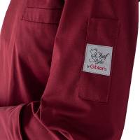 Giacca da cuoco Raul - a manica lunga - taglia M - bordeaux - Giblor's - Q8GX0105-U35-M - 8058045582489 - DMwebShop - 1