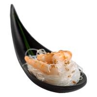 Ciotola a cucchiaio fingerfood - 14,5 x 4,5 x 1,5 cm - melamina - bianco - Leone - T8166 - 8024112006189 - DMwebShop - 1