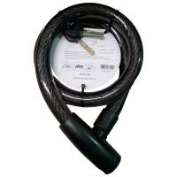 Lucchetto cavo corazzato a 2 chiavi diametro 25 x 100 mm Metalplus - 28042 - 1