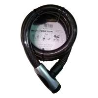 Lucchetto cavo corazzato a 2 chiavi diametro 25 x 150 mm Metalplus 15315 150 - 28041 - 1