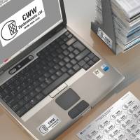 Etichetta in poliestere adesivo L6133 - permanenti - 70 x 37 mm - 24 etic. per foglio - argento - conf. 20 fogli A4 - Avery - L6133-20 - 4004182049839 - DMwebShop - 1