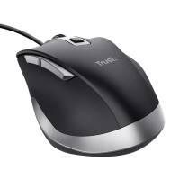Mouse Fyda - a filo - nero - Trust - 24728 - 8713439247282 - DMwebShop - 3