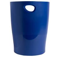 Cestino gettacarte Ecobin Bee Blue - 15 lt - blu navy - Exacompta - 45303D - 9002490453039 - DMwebShop - 1