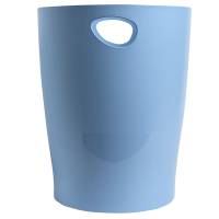 Cestino gettacarte Ecobin Bee Blue - 15 lt - azzurro - Exacompta - 45309D - 9002490453091 - DMwebShop - 1