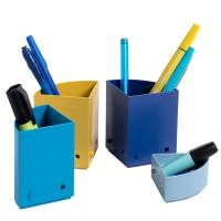 Portapenne modulare The Quarter Bee Blue - 12 x 12 x 8,3 cm - multicolore - Exacompta - 68202D - 9002490682026 - DMwebShop - 2