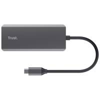 Adattatore multiporta Dalyx - USB-C 6 in 1 - alluminio-argento - Trust - 24968 - 8713439249682 - DMwebShop - 2