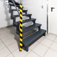 Profilo paracolpi P30 - per superfici tubolari - giallo-nero - Durable - 1115-130 - 4005546735801 - DMwebShop - 2