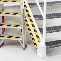 Profilo paracolpi E8R per spigoli giallo nero Durable - 29040 - 1