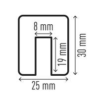 Profilo paracolpi E8 - per spigoli - giallo-nero - Durable - 1127-130 - 4005546735832 - DMwebShop - 1