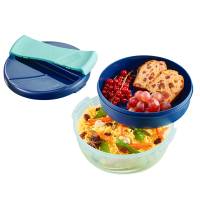 Lunch Bowl Origins 3 scompartimenti 19,5 x 18,5 x 9,2 cm 1,4 lt blu Maped - 17994 - 2