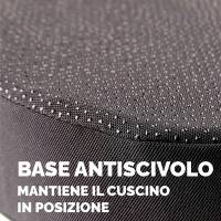 Cuscino Breyta Inclinato - 9 x 43 x 43 cm - in tessuto - nero - Fellowes - 100119849 - 43859803071 - DMwebShop - 4