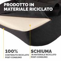 Cuscino Lombare Confort Breyta - 33 x 38 x 9 cm - in tessuto - nero - Fellowes - 100119852 - 43859803057 - DMwebShop - 2