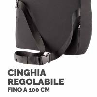 Cuscino Lombare Confort Breyta - 33 x 38 x 9 cm - in tessuto - nero - Fellowes - 100119852 - 43859803057 - DMwebShop - 3