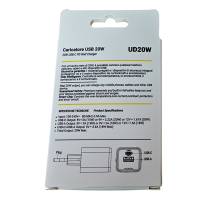 Caricabatteria rapido - 2 porte - USB-C e USB-A da 20W - Mkc - 491929601 - 8006012375831 - DMwebShop - 3