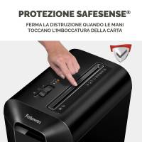 Distruggidocumenti LX65 - a frammenti - nero - Fellowes - 4400701 - 43859764792 - DMwebShop - 3