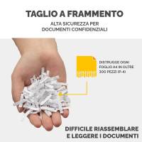Distruggidocumenti LX65 - a frammenti - nero - Fellowes - 4400701 - 43859764792 - DMwebShop - 4