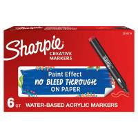 Marcatore acrilico - punta tonda - rosso - conf. 6 pezzi - Sharpie - 2218119 - 3026982055415 - DMwebShop - 1