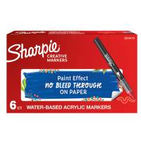 Marcatore acrilico - punta pennello - rosso - conf. 6 pezzi - Sharpie - 2218113 - 3026982055576 - DMwebShop - 1