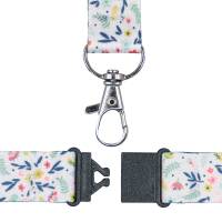 Cordoncino per portabadge - in Rpet - fantasia floreale - 440 x 20 mm - Conf. 10 pezzi - Avery - R4828F - 5014702149412 - DMwebShop - 1