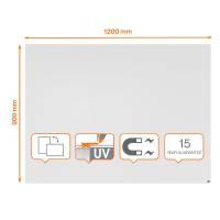 Lavagna Bianca Magnetica Infinity - 120 x 90 cm - Nobo - 1915715 - 5028252645522 - DMwebShop - 1