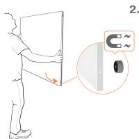 Lavagna Bianca Magnetica Infinity - 120 x 90 cm - Nobo - 1915715 - 5028252645522 - DMwebShop - 3