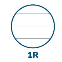 Maxiquaderno Monocromo A4,1 rigo 70 fogli 80 gr senza fori microperforato - 29133 - 1