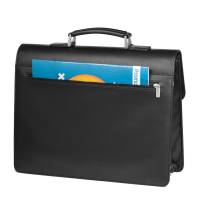 Cartella in similpelle nero 41 x 32 x 16 cm - 22165 - 1