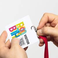 Portanome su foglio A4,97 x 86 mm 120 gr confezione 100 fogli - 187 - 2