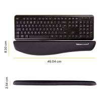 Poggiapolsi da tastiera in FoamFusion Microban PlusTouch nero - 22422 - 1