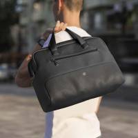 Borsa Gate Trended con manici 41 x 30 x 15 cm ecopelle nero - 21065 - 2