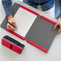Portablocco Meet con alette magnetiche 31 x 25 x 1,4 cm rosso - 21978 - 3