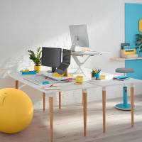 Postazione Sit e Stand Ergo Cosy da scrivania con vassoio - 28066 - 3