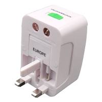 Adattatore da viaggio universale bianco Melchioni - 28273 - 3