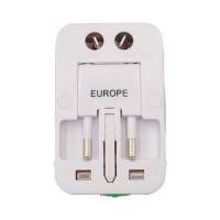 Adattatore da viaggio universale bianco Melchioni - 28273 - 5