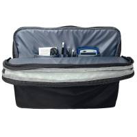 Borsa sleeve Kosmo 3 scomparti 41 x 31 x 5 cm tessuto nero - 21562 - 2