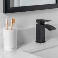 Bicchiere porta spazzolini Pronto Bagno diametro 8 cm H 12,5 cm PPL bianco - 20955 - 1