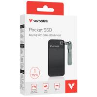 SSD Portatile Pocket USB 3.2 GEN 2 - 1 TB - nero-grigio - Verbatim - 32190 - 23942321903 - DMwebShop - 2