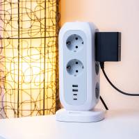 torre di alimentazione multi spina EUPT 01 con 2 x USB C 2 x USB A - 29032 - 1