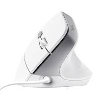 Mouse ergonomico Bayo II con filo bianco - 25397 - 8713439253979 - DMwebShop - 1