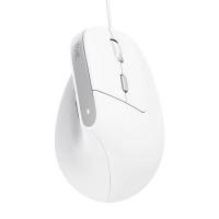 Mouse ergonomico Bayo II con filo bianco - 25397 - 8713439253979 - DMwebShop - 2