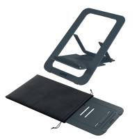 Supporto notebook regolabile ultrapiatto grigio scuro in alluminio - 30538 - 1