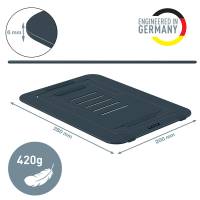 Supporto notebook regolabile ultrapiatto grigio scuro in alluminio - 30538 - 2