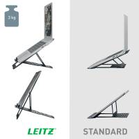 Supporto notebook regolabile ultrapiatto grigio scuro in alluminio - 30538 - 3