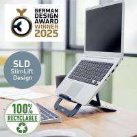 Supporto notebook regolabile ultrapiatto grigio scuro in alluminio - 30538 - 5