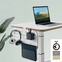 Pannello forato piccolo per scrivanie compatte Sit Stand 42 x 25 x 0,8 cm - 1042 - 3