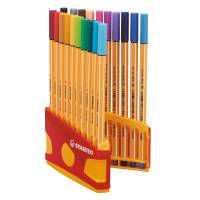 Fineliner Point 88 Color Parade colori assortiti astuccio 20 pezzi - 15478 - 1