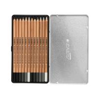 Matite Rembrandt Polycolor 3,7 mm colori assortiti astuccio metallo 12 pezzi - 24729 - 2