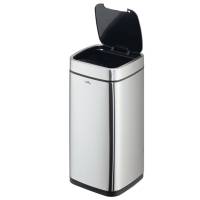 Cestino no touch con sensore 27 x 27 x 57 cm 21 lt argento metallizzato - 26230 - 1