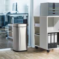 Cestino no touch con sensore 27 x 27 x 57 cm 21 lt argento metallizzato - 26230 - 7